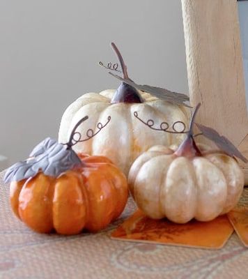 DG Large Burnt Orange Pumpkin