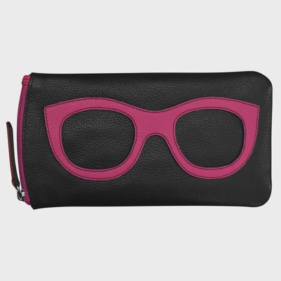 ILI Black/Indian Pink Eyeglass Case