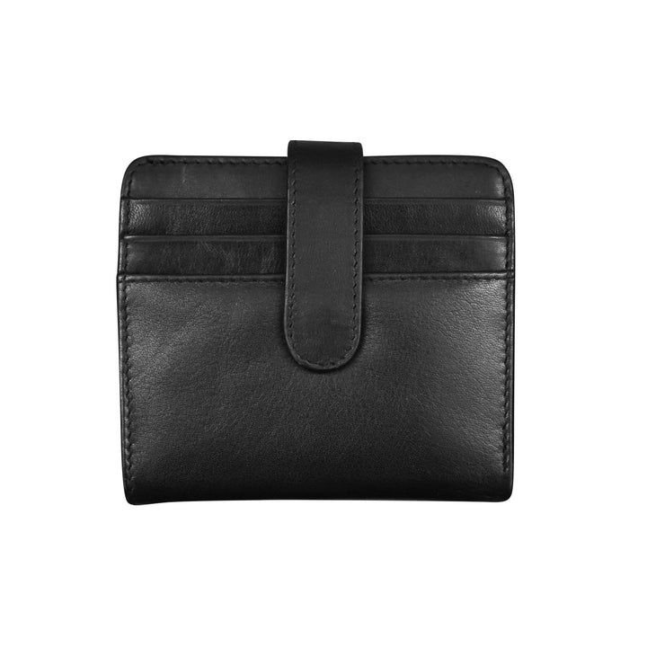 ILI Black Bi-Fold Credit Card Wallet