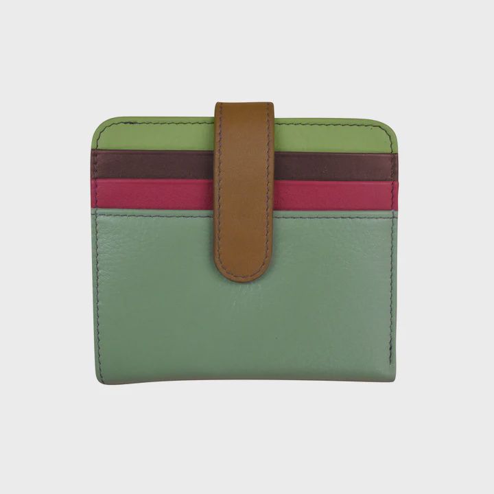 ILI Sage Multi Bi-Fold Credit Card Wallet