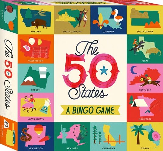 QUA The 50 States Bingo Game