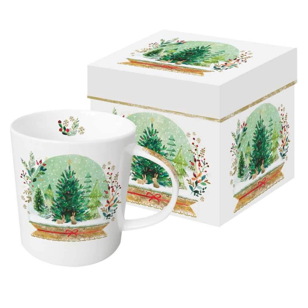 PPD Holiday Snowglobe Boxed Mug