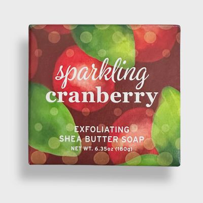 GB Sparkling Cranberry 6 oz. Shea Butter Soap