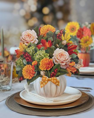 FP Pumpkin Spice Bouquet Card