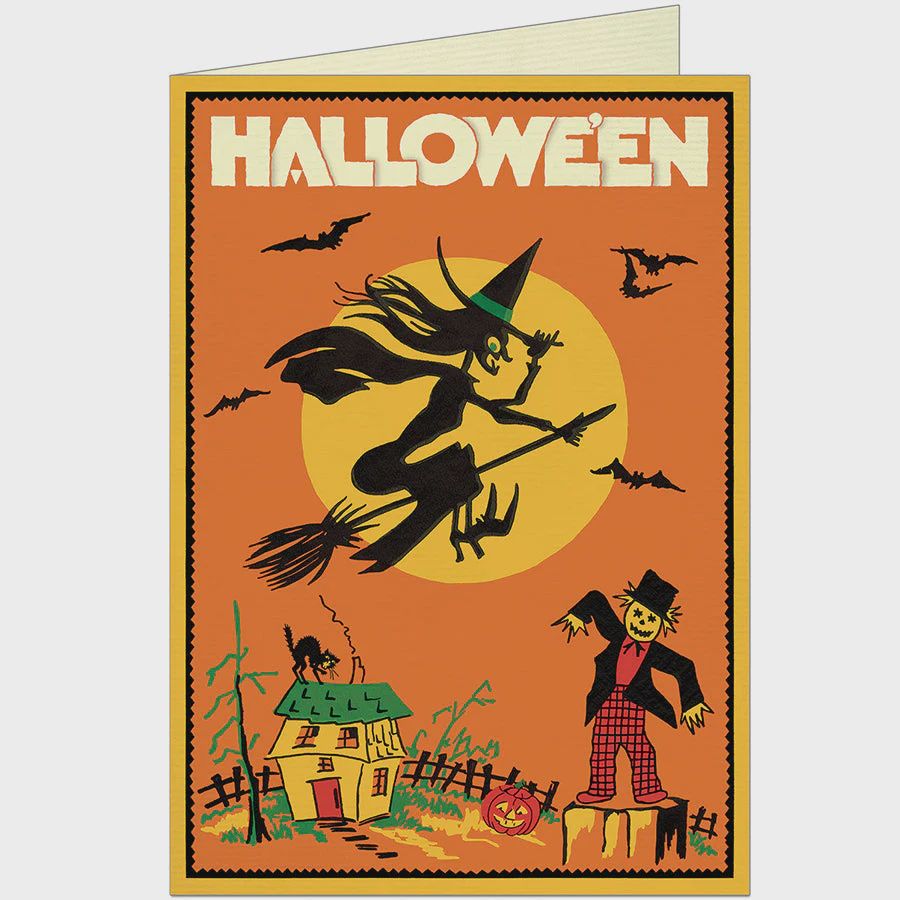 CAV Halloween Witch Greeting Card