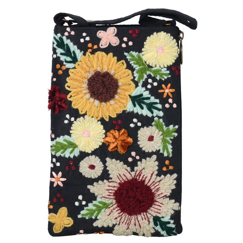 BTC Embroidered Florals Club Bag