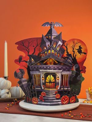 FP Haunted House Pop Up Card