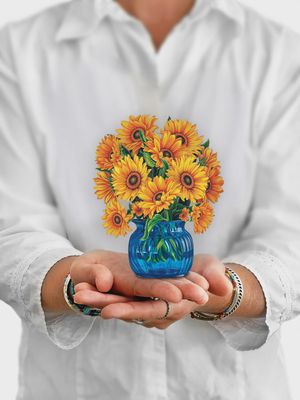 FP Mini Sunflower Pop Up Bouquet