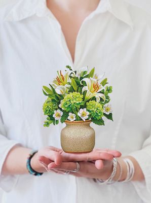 FP Mini Ivory &amp; Sage Pop-Up Card