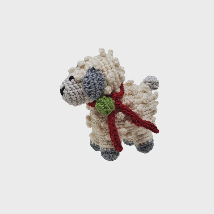MC Crochet Lamb Ornament