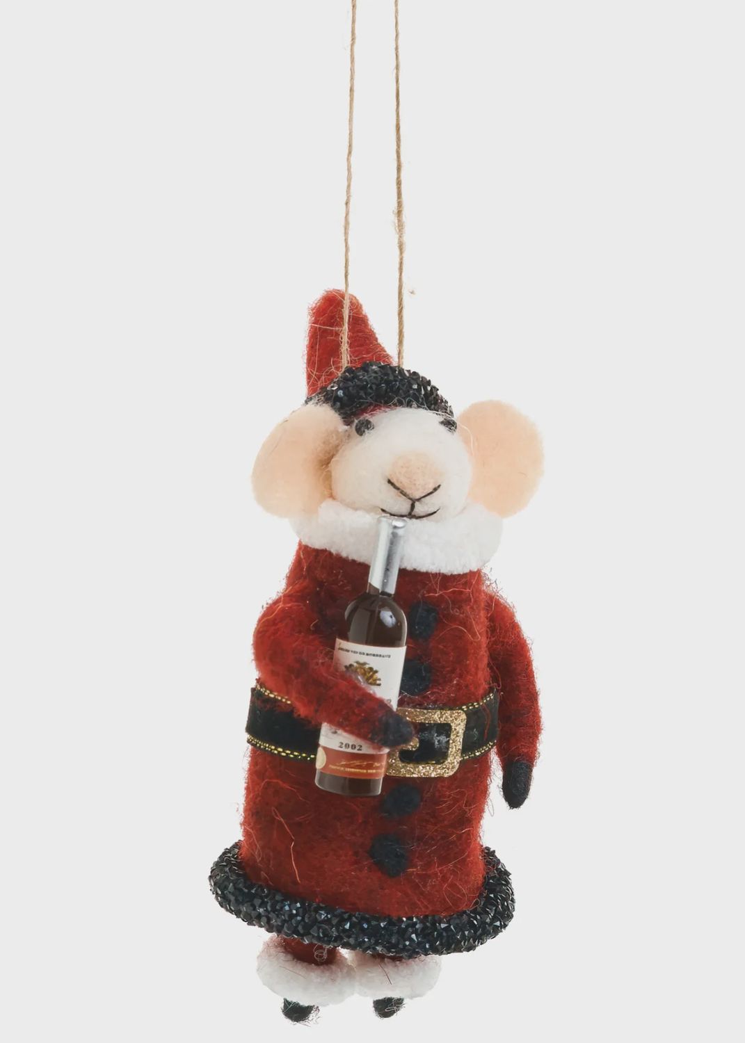 ADV Mouse with Bottle Ornament