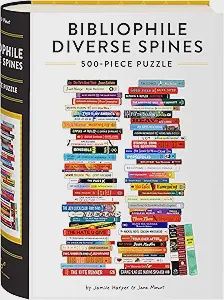 CB Bibliophile Diverse Spines 500-PC Puzzle