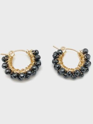 ID Diddi Black Hoop Earring