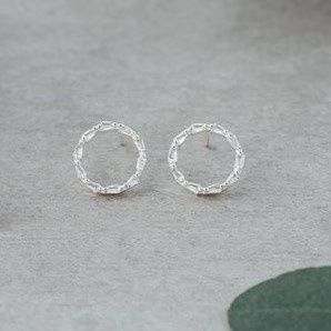 GJ Kinship Silver Stud Earrings