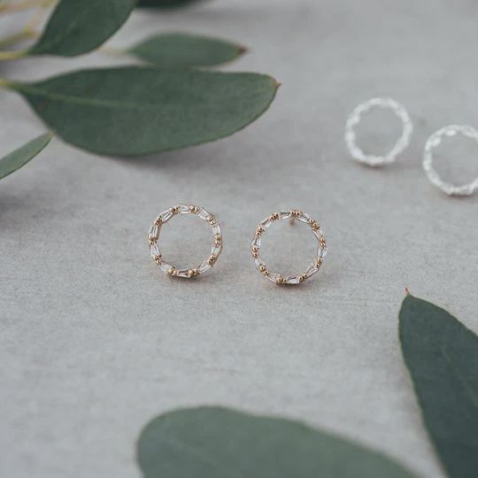 GJ Kinship Gold Stud Earrings