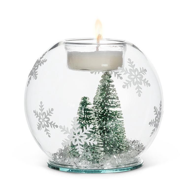 AB Brush Tree &amp; Snow Ball Votive