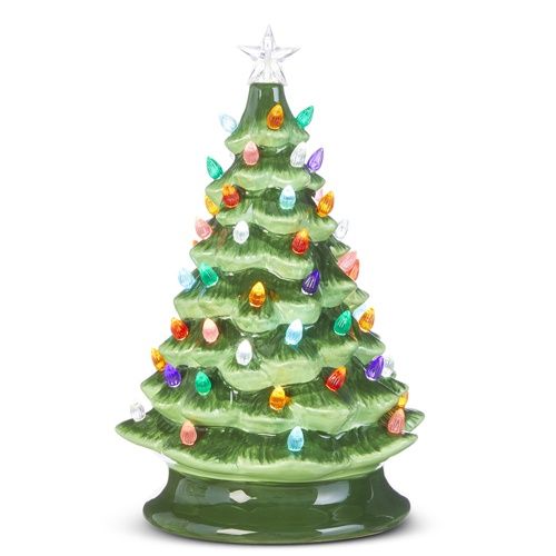 RAZ Vintage Lighted Tree with Timer