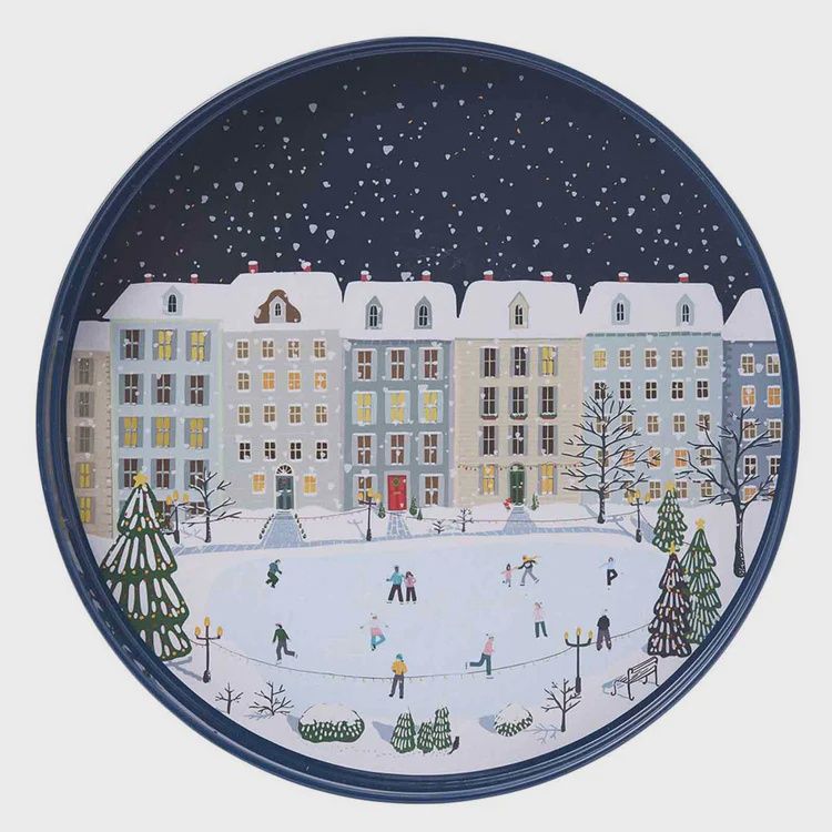 RF Holiday in the Park Round Tray
