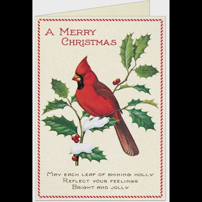 CAV Christmas Bird Holiday Card