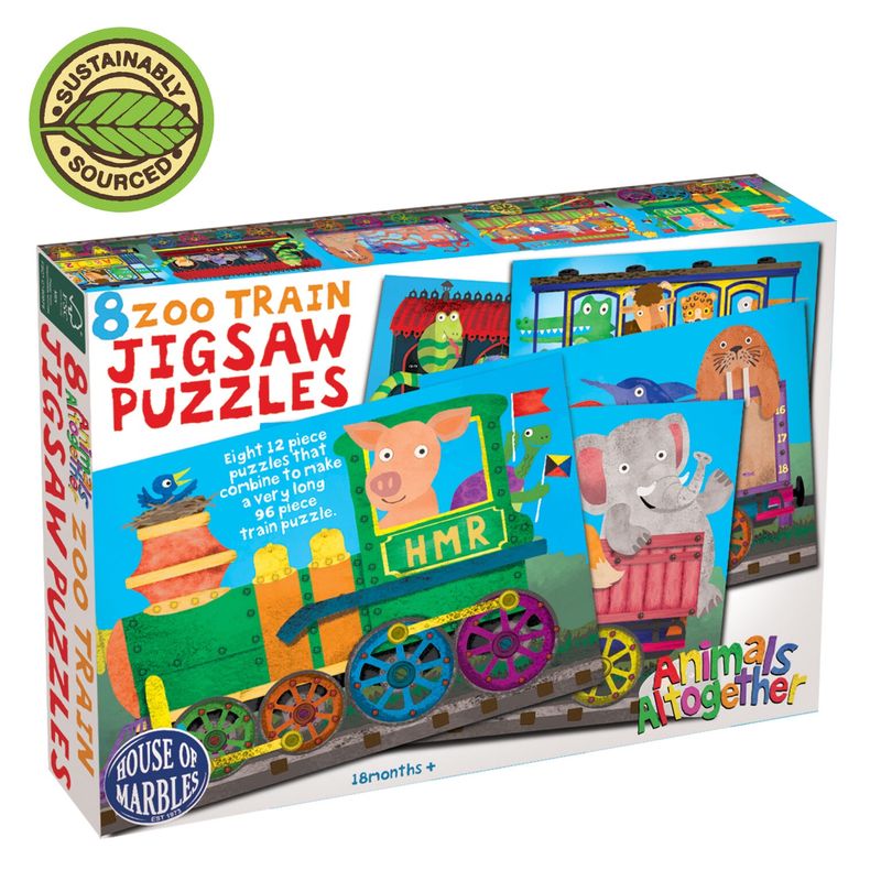 HM Zoo Train Jigsaw Puzzles