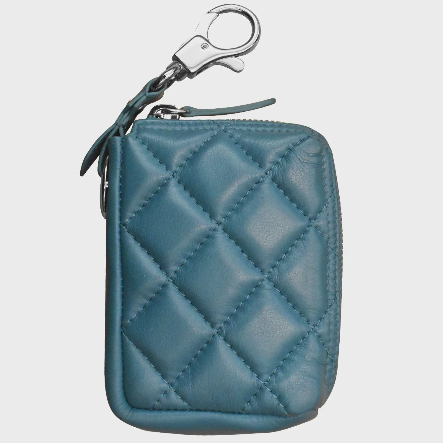 ILI Jeans Blue Quilted Key Case