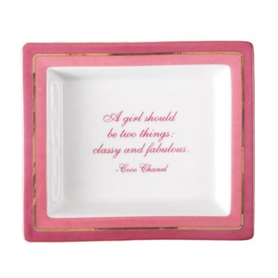 TC A Girl Should be Classy &amp; Fabulous Tray