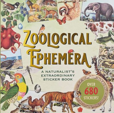 PP Zoological Ephemera Sticker Book