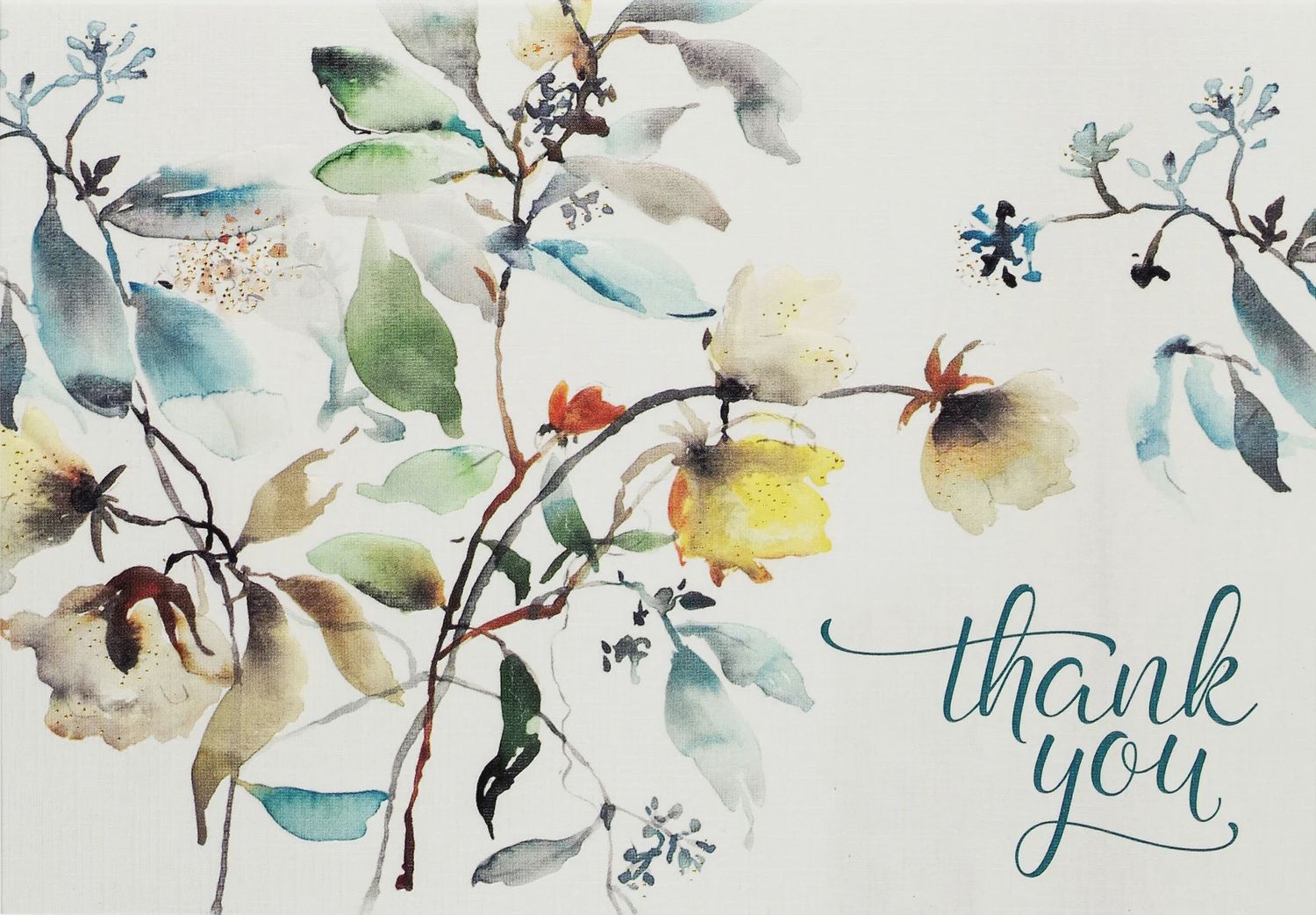 PP Asian Botanical Boxed Thank You Cards