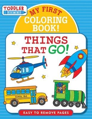 PP Things That Go: My 1st Coloring Book