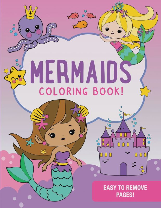 PP Mermaids Coloring Book