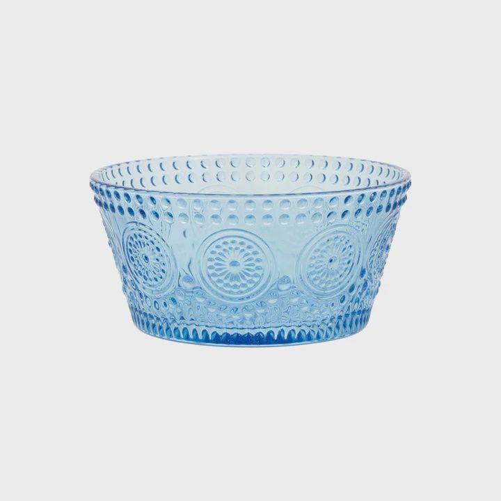 BI Sky Blue Codi Small Glass Bowl