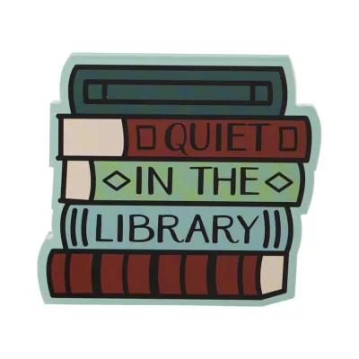 HMB Quiet in the Library Pocket Notebook