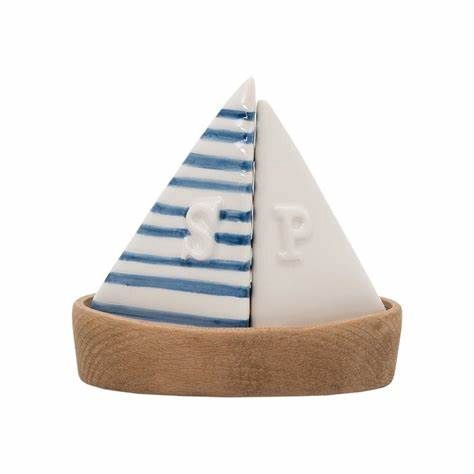 BA Sailing Boat Salt &amp; Pepper Set