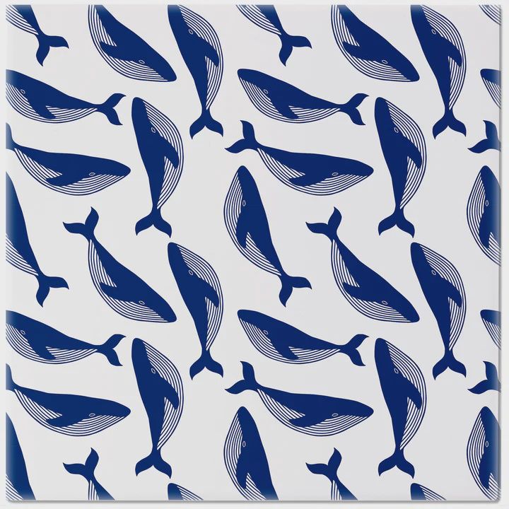 BI Navy Whale Trivet
