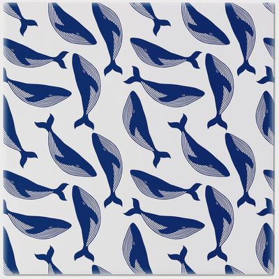 BI Navy Whale Trivet