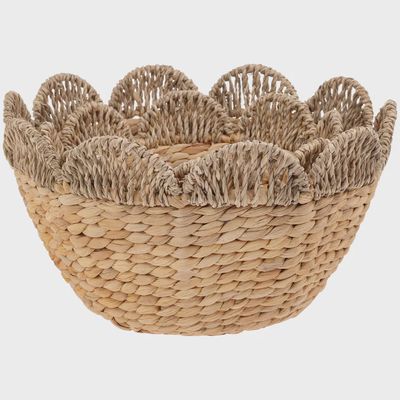 BI Scalloped Small Seagrass Bowl