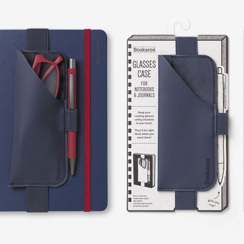 IF Navy Bookaroo Glasses Case