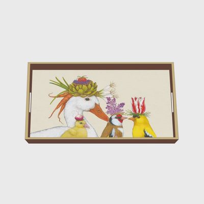 PPD Garden Romance Wooden Vanity Tray
