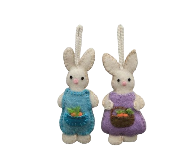 MC Felt Easter Bunny Ornament