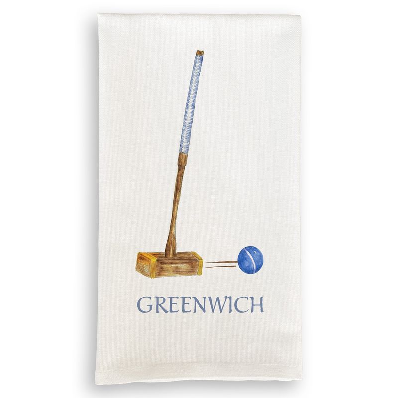 FG Greenwich Croquet Dishtowel