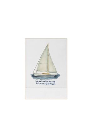 JU You Can't Change the Wind Tea Towel