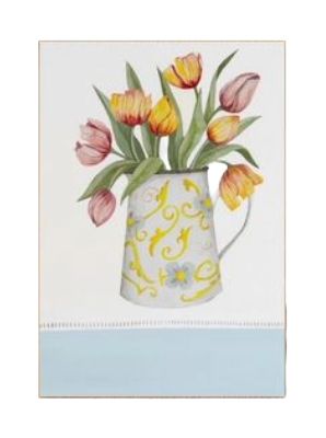 JU Tulips Tea Towel