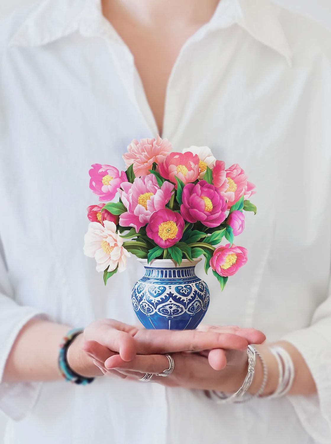 FP Mini Peony Paradise Bouquet Greeting Card