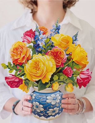 FP Sorbet Roses Bouquet Greeting Card
