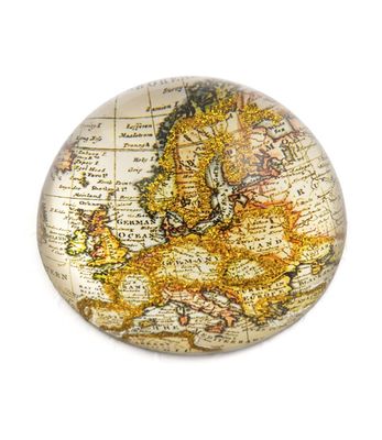 VA Vintage World Map Paperweight