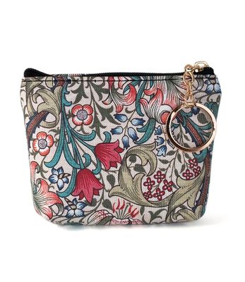 VA William Morris Lily Keyring Coin Purse