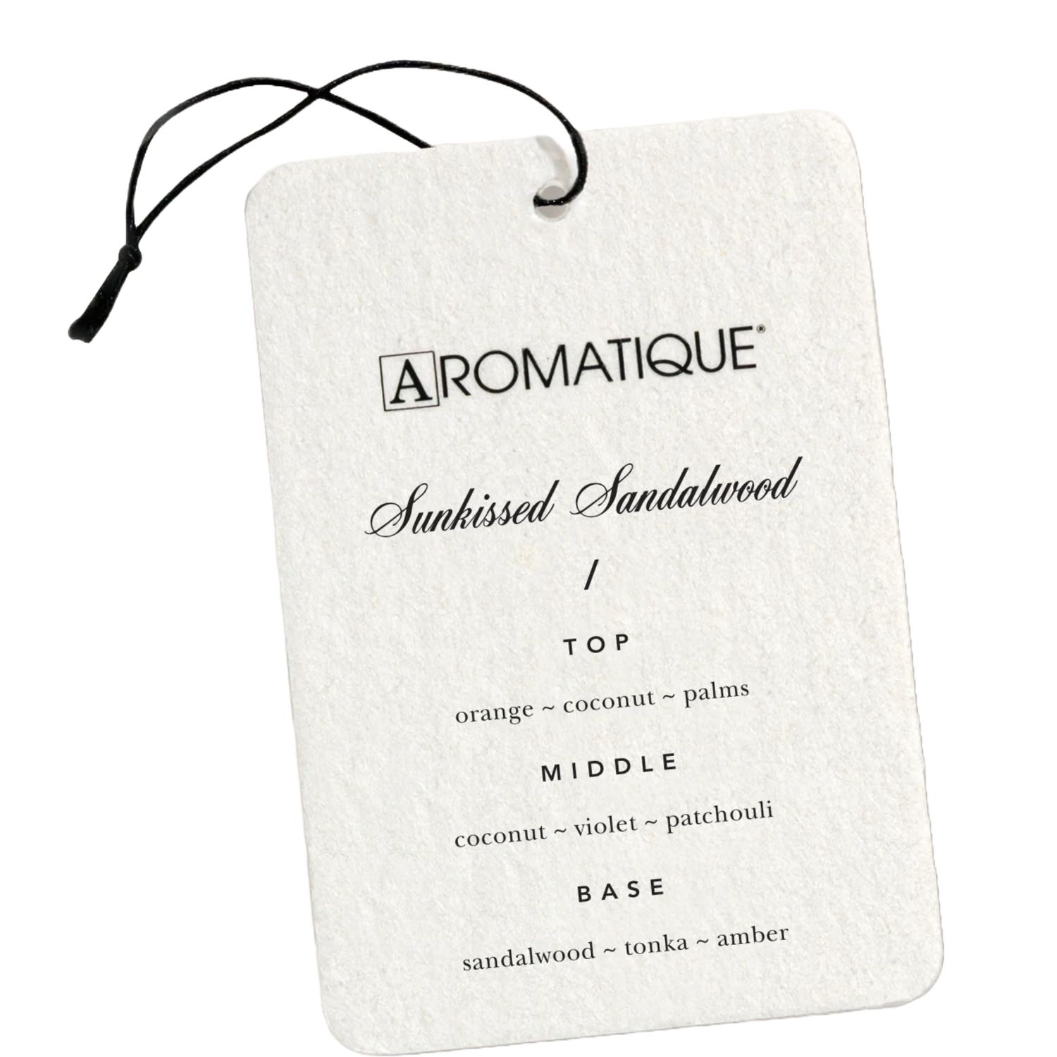 AR Sunkissed Sandalwood Aroma Card