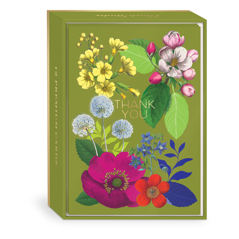 PS Vintage Floral Thank You Boxed Cards