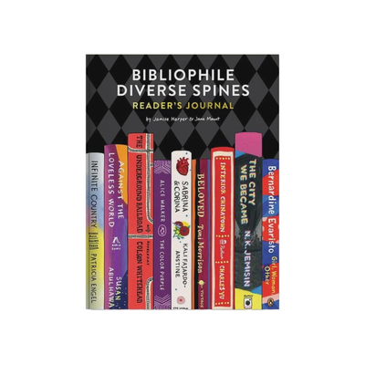 CB Bibliophile Diverse Spines Reader&#39;s Journal