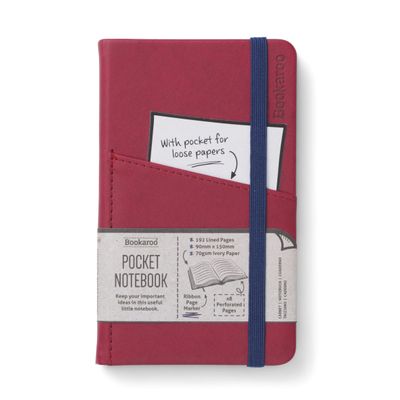 IF Red Bookaroo Pocket Note Book